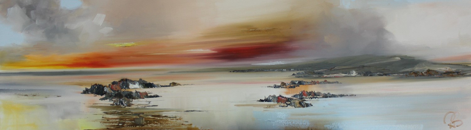 'The Clouds looming over that Headland' by artist Rosanne Barr